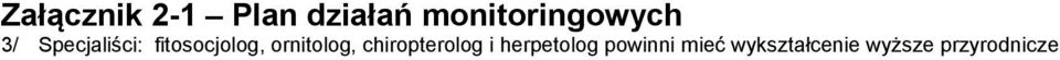 chiropterolog i herpetolog