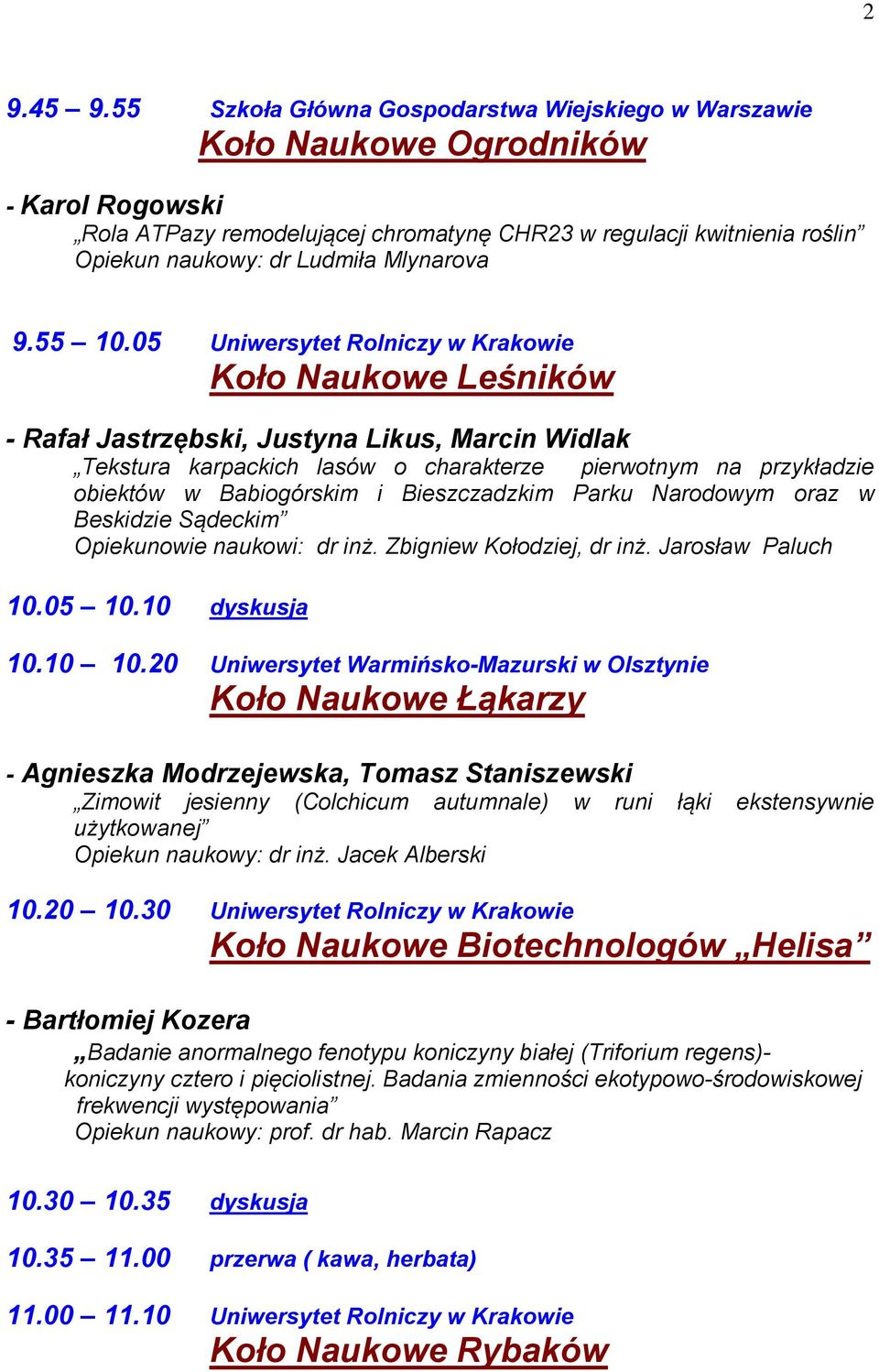 Mlynarova 9.55 10.