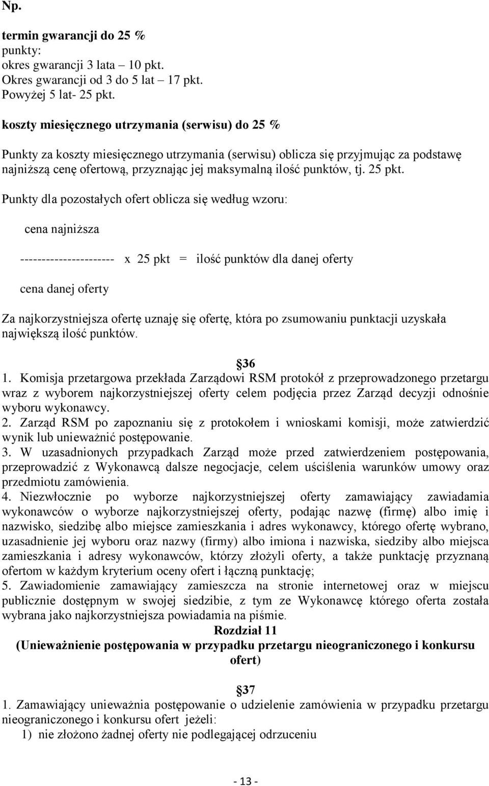 punktów, tj. 25 pkt.