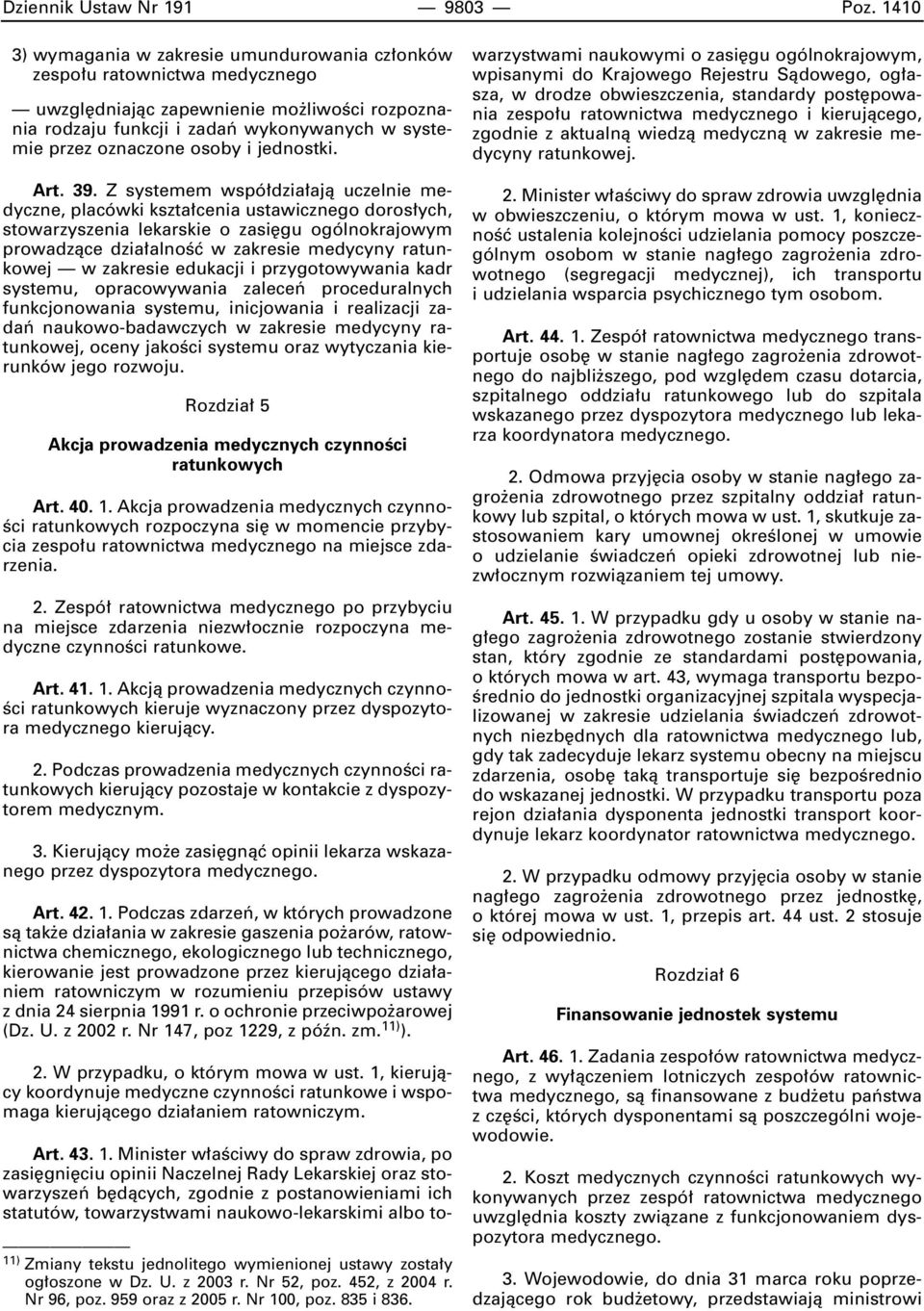 osoby i jednostki. Art. 39.