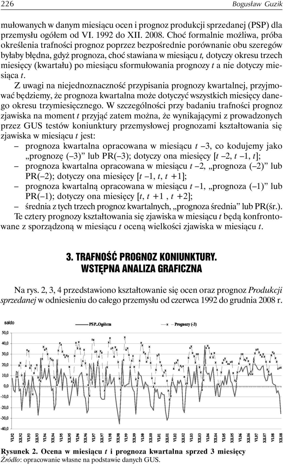 (kwartału) po miesiącu sformułowania prognozy t a nie dotyczy miesiąca t.