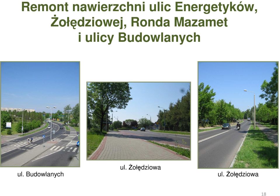 Mazamet i ulicy Budowlanych ul.