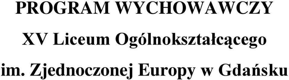 Ogólnokształcącego