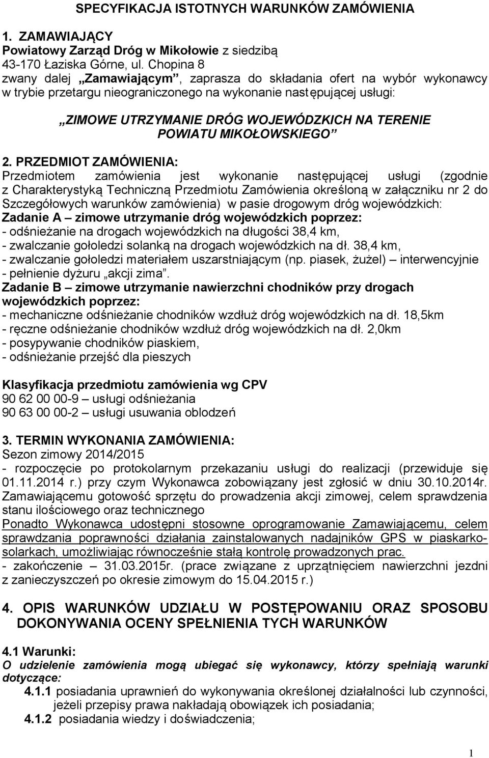 POWIATU MIKOŁOWSKIEGO 2.