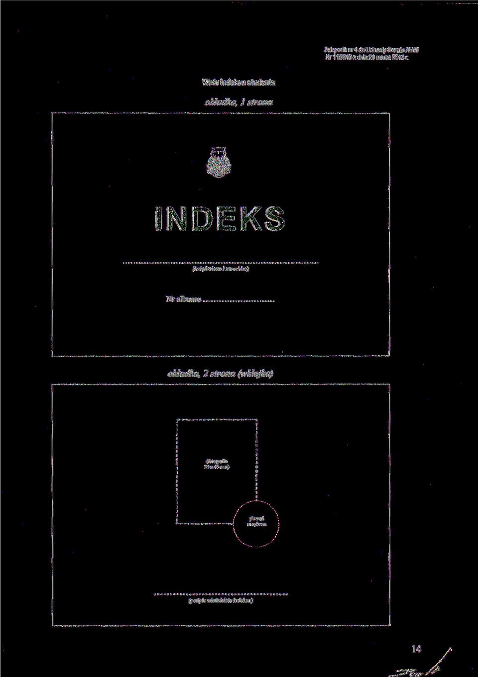 Wzór indeksu studenta okładka, l strona INDEKS (imię/imiona i