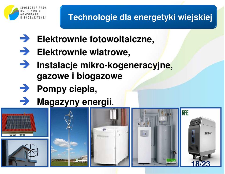 wiatrowe, Instalacje mikro-kogeneracyjne,