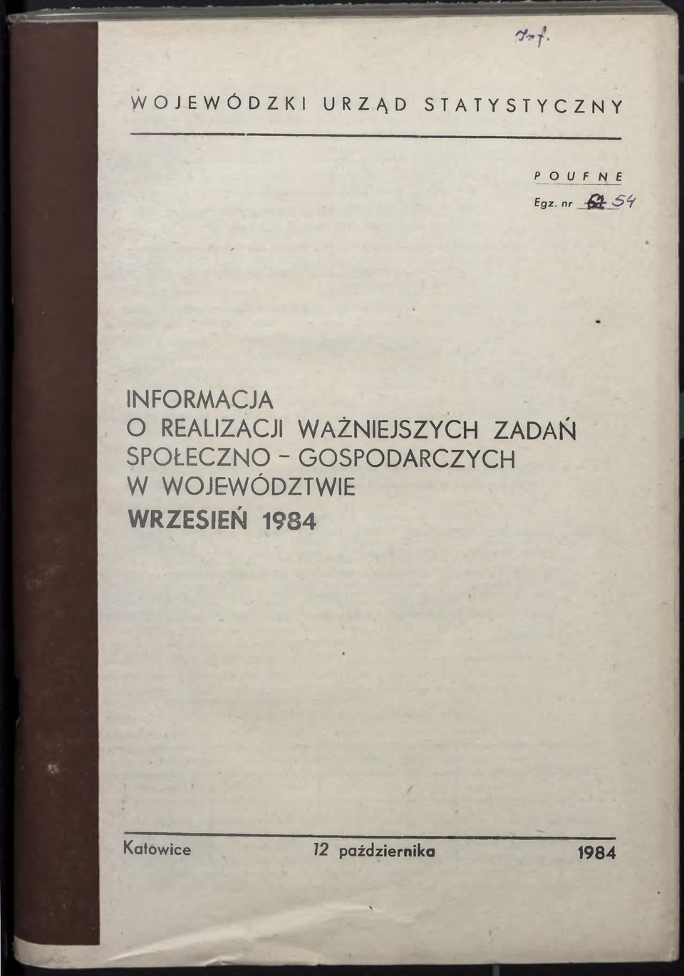 WAŻNEJSZYCH ZADAŃ SPOŁECZNO -