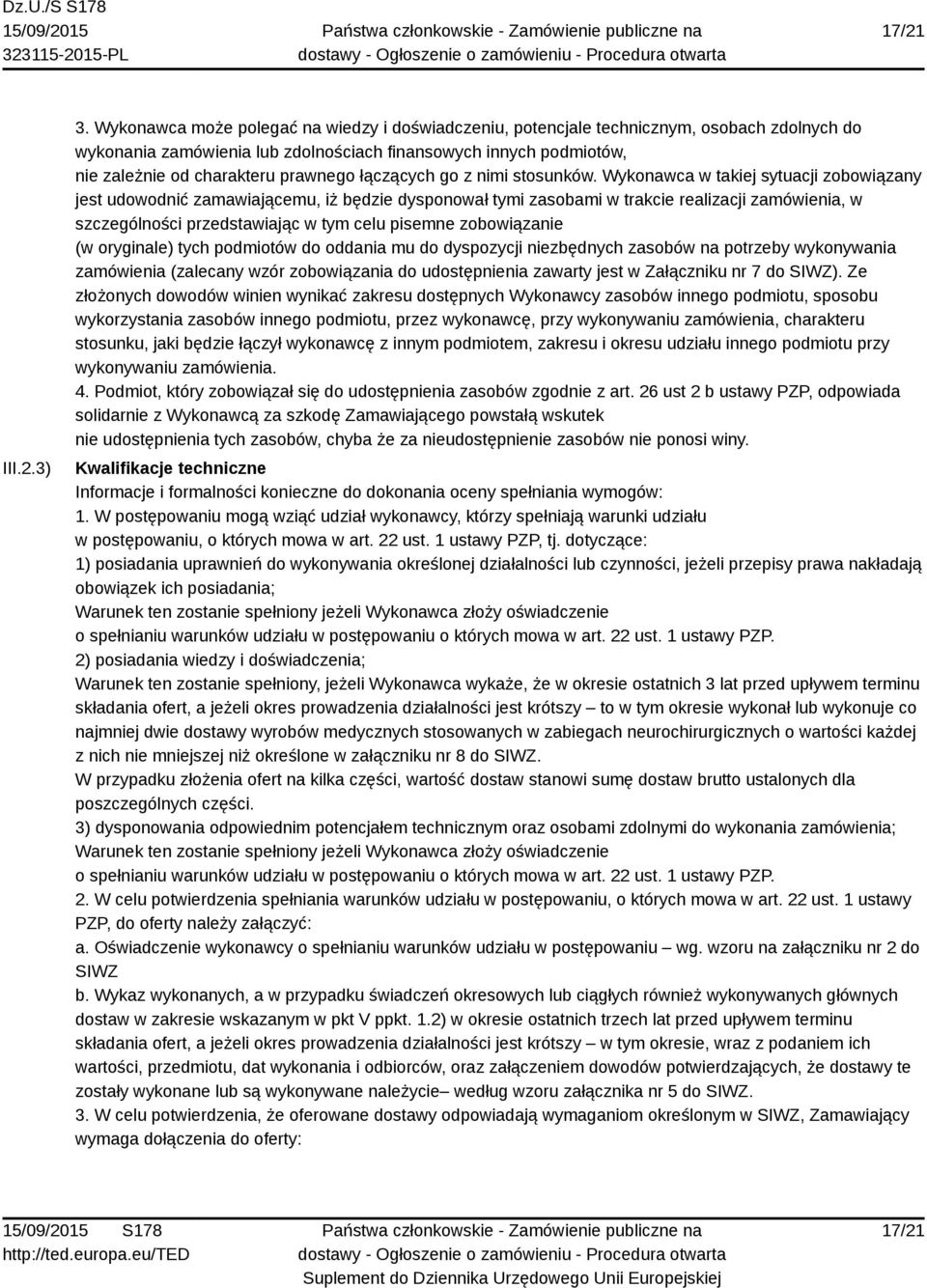 łączących go z nimi stosunków.