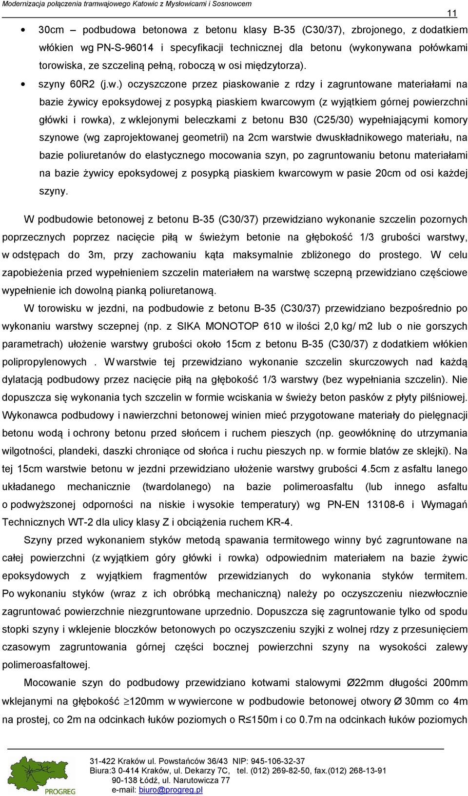 osi międzytorza). szyny 60R2 (j.w.