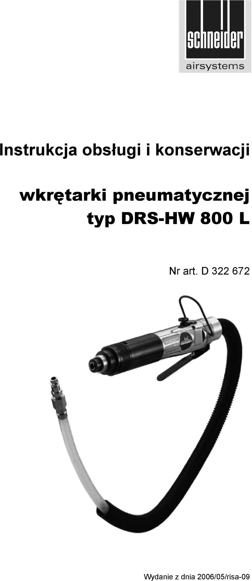 pneumatycznej typ DRS-HW 800 L