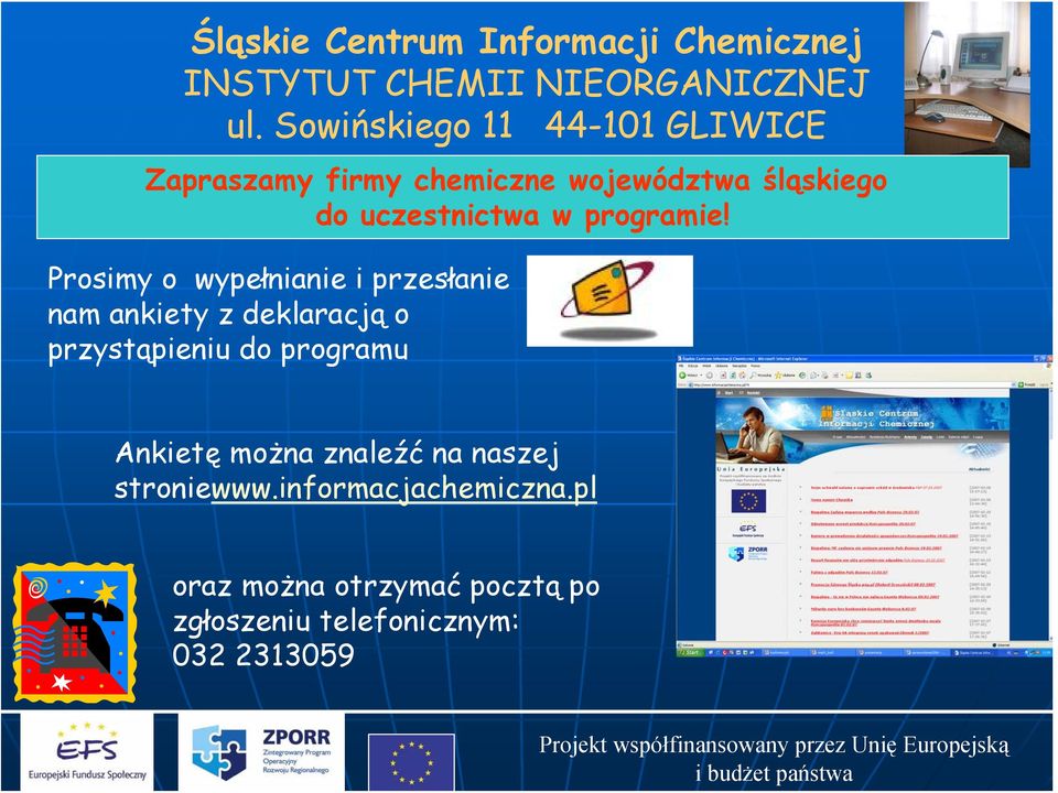 Prosimy o wypełnianie i przesłanie nam ankiety z deklaracją o
