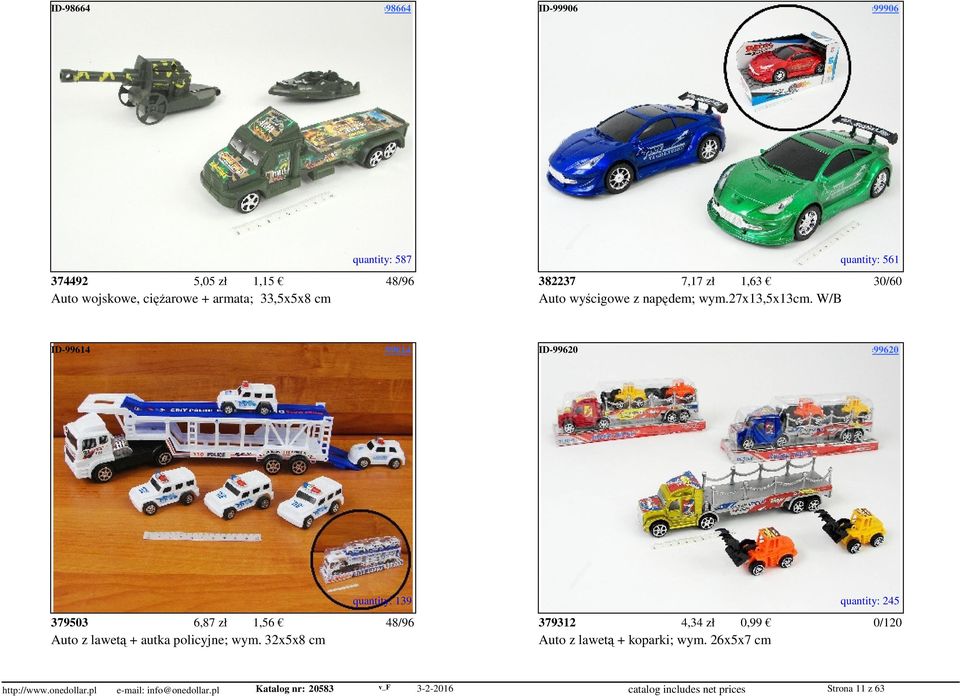 access=99906 quantity: 587 quantity: 561 374492 5,05 zł 1,15 48/96 382237 7,17 zł 1,63 30/60 Auto wojskowe, ciężarowe + armata; 33,5x5x8 cm Auto