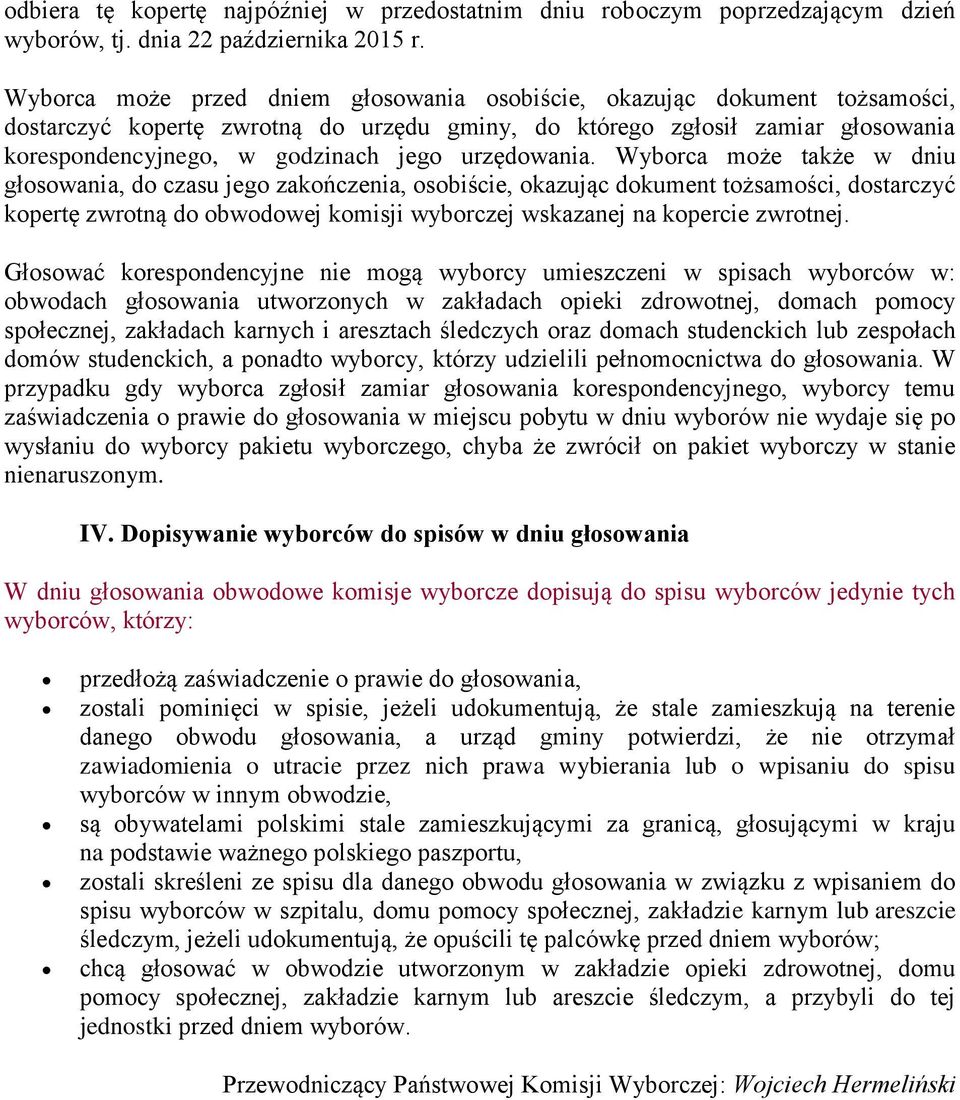 urzędowania.
