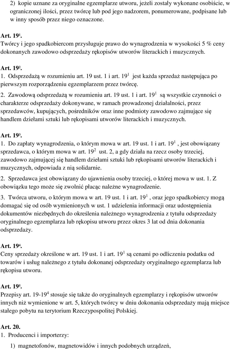 19 ust. 1 i art.