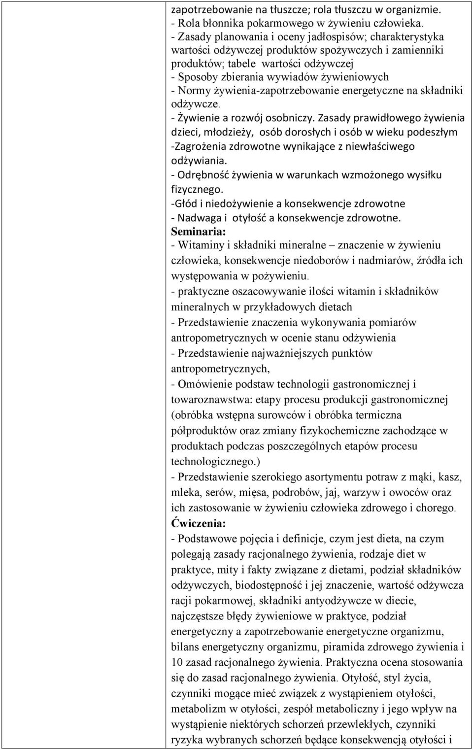 żywienia-zapotrzebowanie energetyczne na składniki odżywcze. - Żywienie a rozwój osobniczy.