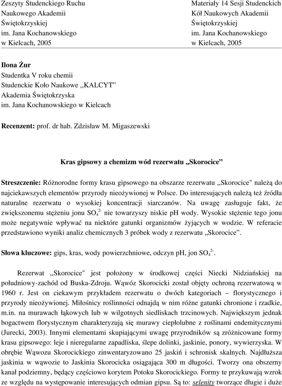 dr hab. Zdzisław M.