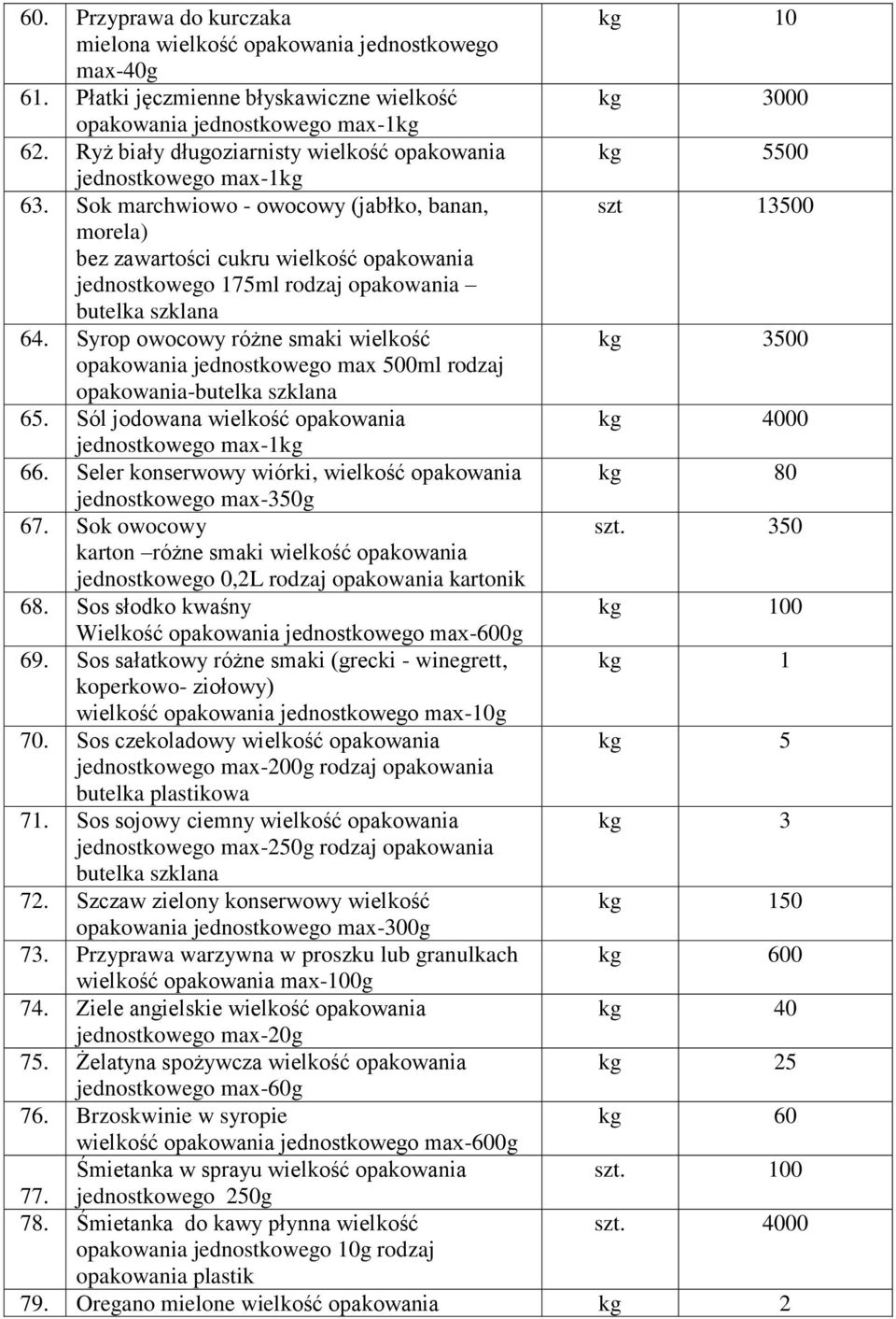 Sok marchwiowo - owocowy (jabłko, banan, szt 13500 morela) bez zawartości cukru wielkość opakowania jednostkowego 175ml rodzaj opakowania butelka szklana 64.