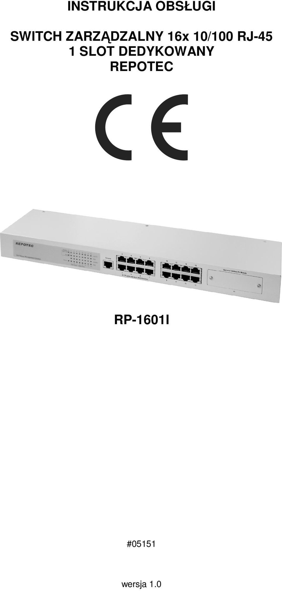 RJ-45 1 SLOT DEDYKOWANY