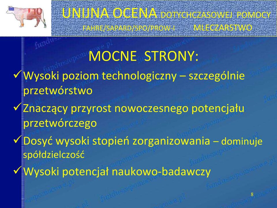 szczególnie przetwórstwo Znaczący przyrost nowoczesnego potencjału