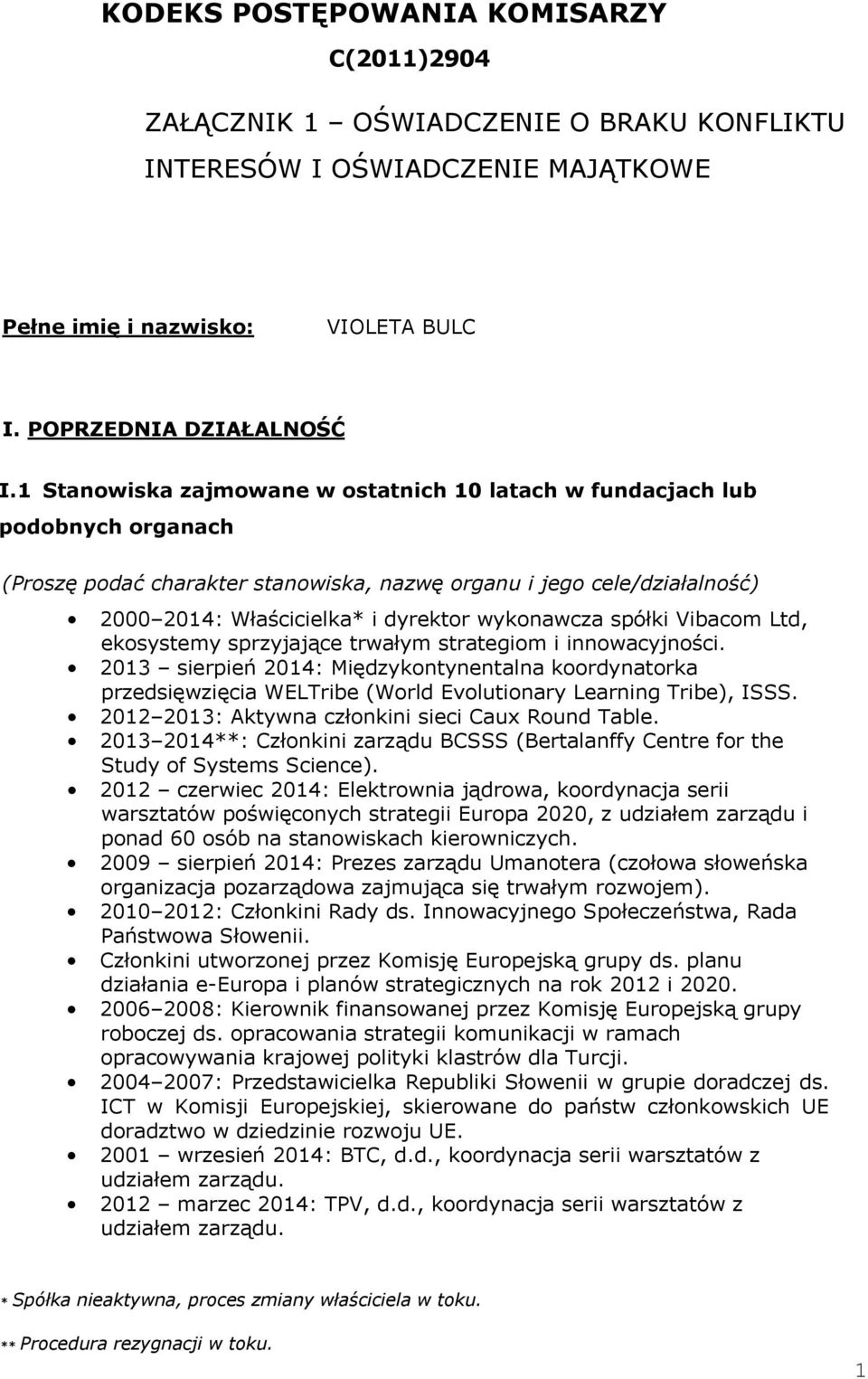 wykonawcza spółki Vibacom Ltd, ekosystemy sprzyjające trwałym strategiom i innowacyjności.