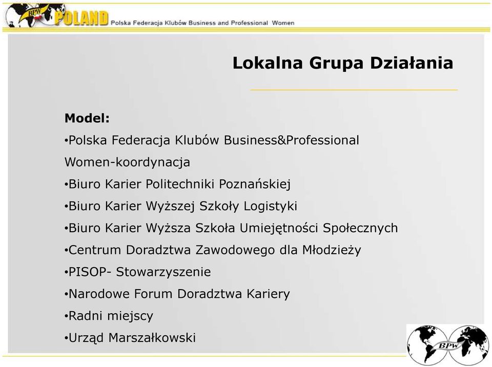 Logistyki Biuro Karier Wyższa Szkoła Umiejętności Społecznych Centrum Doradztwa