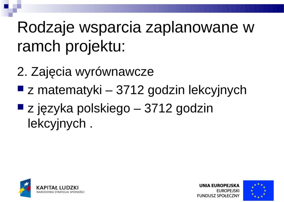 Zajęcia wyrównawcze z matematyki