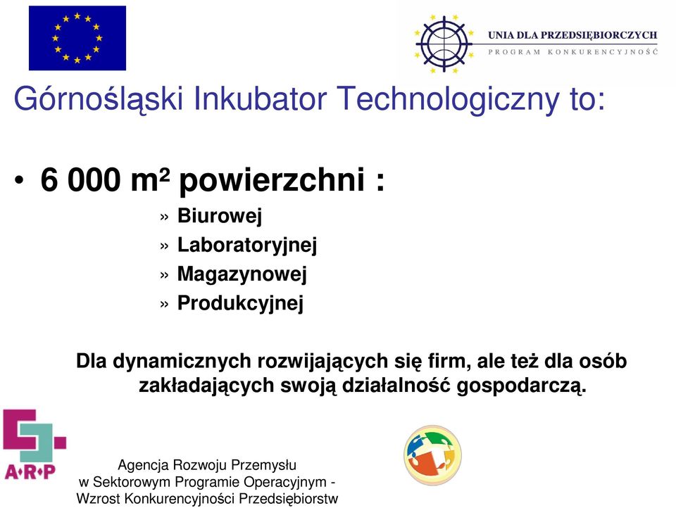 Produkcyjnej Dla dynamicznych rozwijających się firm,