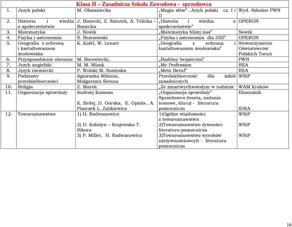 Geografia z ochroną K. Kafel, W. Lenart Geografia z ochroną i Stowarzyszenie i kształtowaniem środowiska kształtowaniem środowiska Oświatowców Polskich Toruń 6. Przysposobienie obronne M.