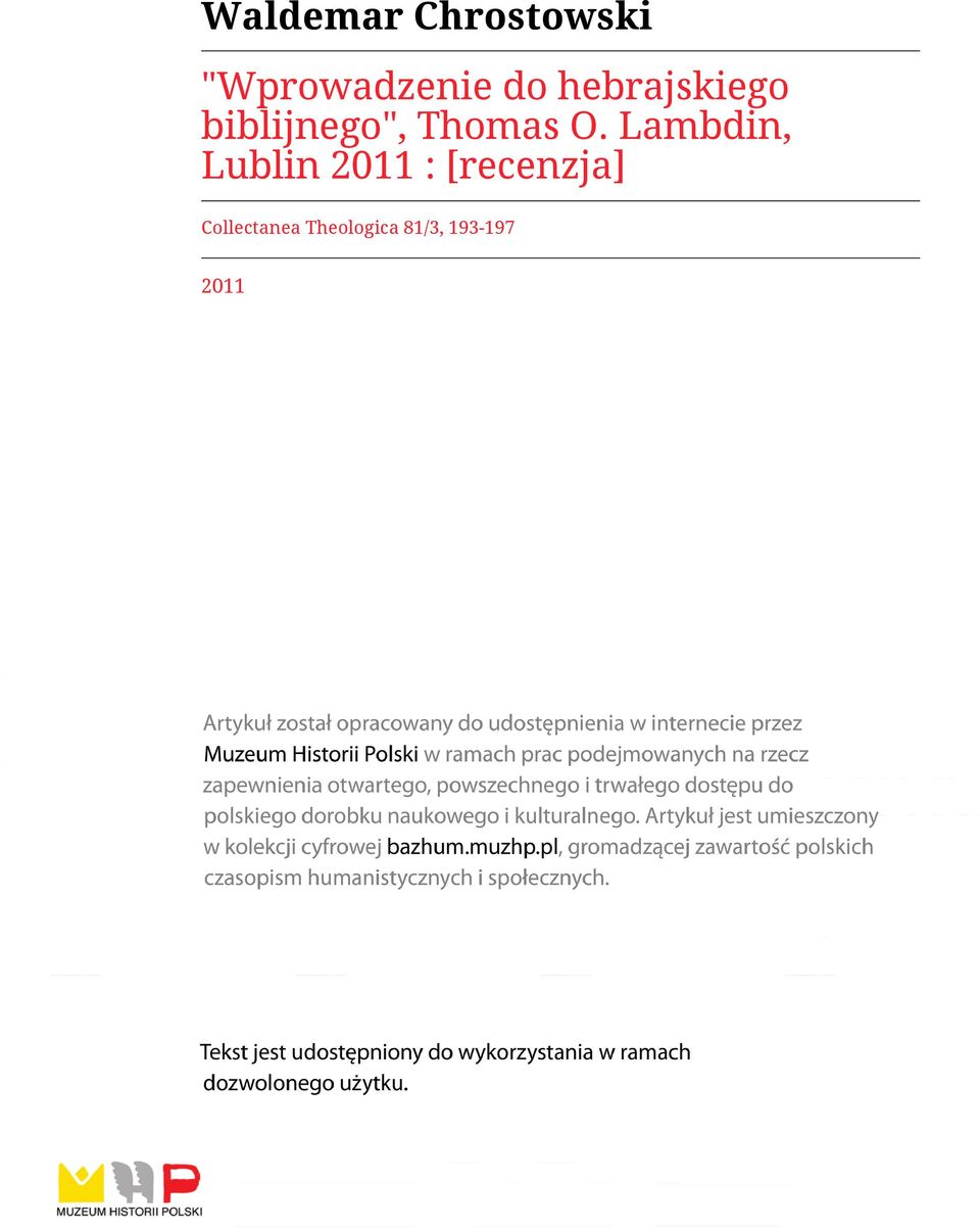 Lambdin, Lublin 2011 : [recenzja]