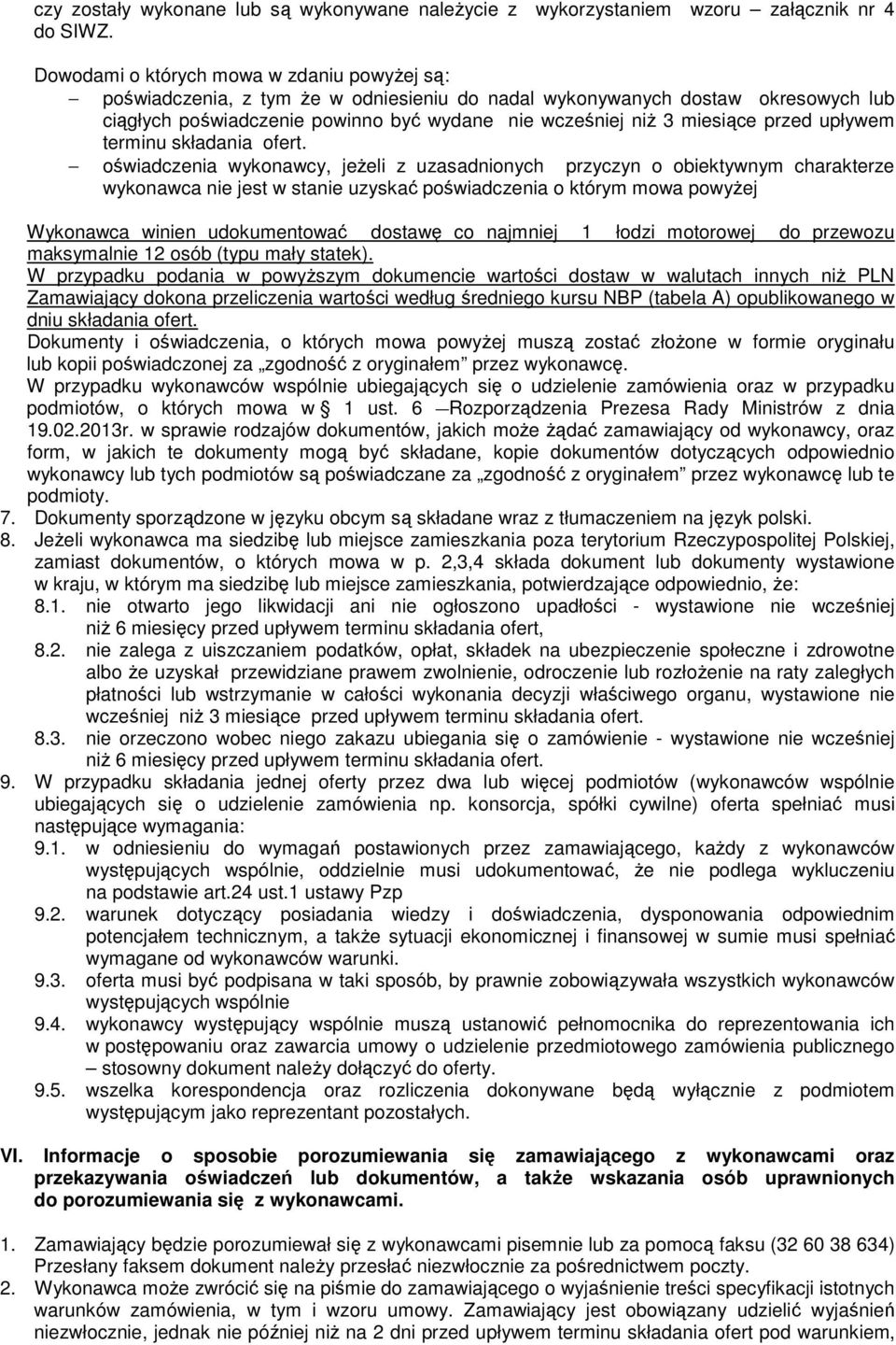 przed upływem terminu składania ofert.