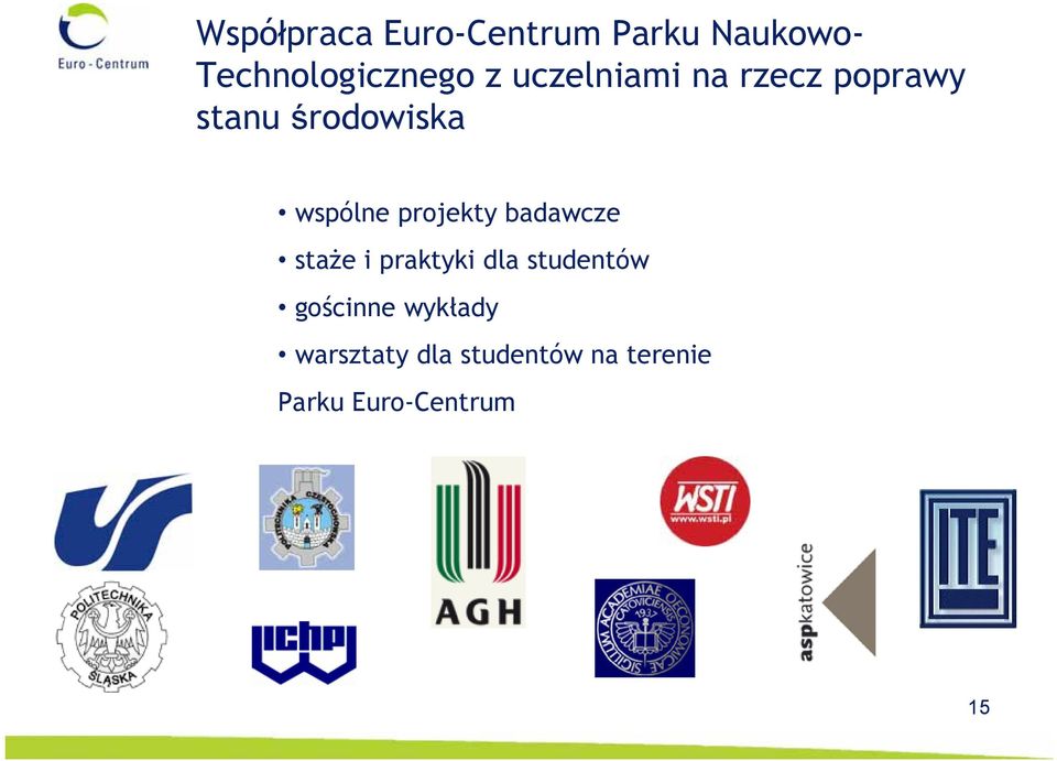 projekty badawcze staże i praktyki dla studentów gościnne