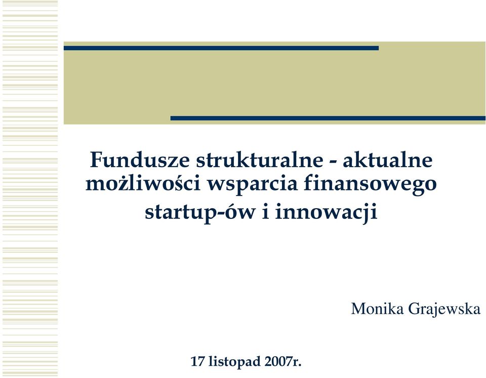 finansowego startup-ów i