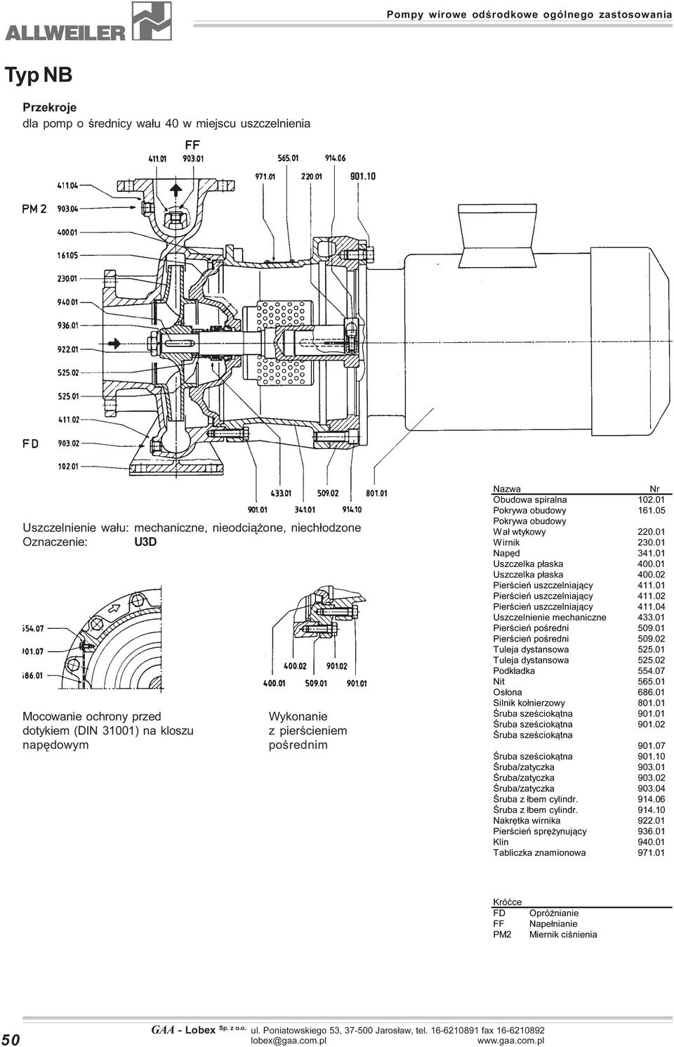 01 Pierścień uszczelniający 411.02 Pierścień uszczelniający 411.04 Uszczelnienie mechaniczne 433.01 Pierścień pośredni 509.01 Pierścień pośredni 509.02 Tuleja dystansowa 525.01 Tuleja dystansowa 525.