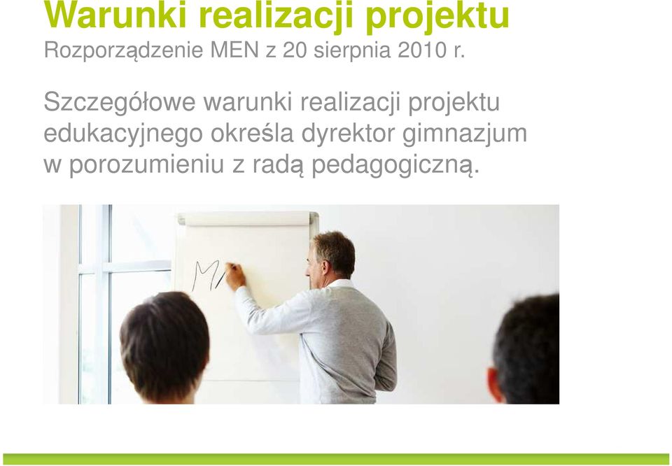 projektu edukacyjnego określa