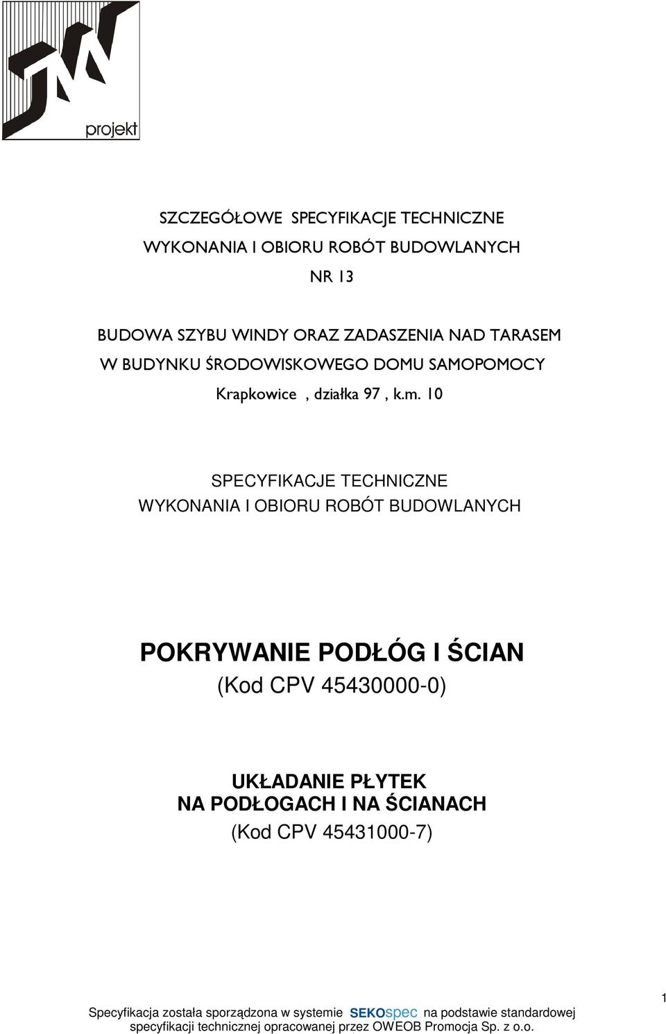 działka 97, k.m.