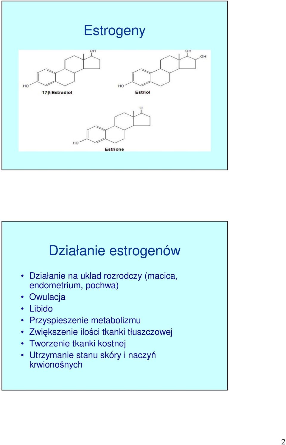 metabolizmu Zwiększenie ilości tkanki tłuszczowej Tworzenie