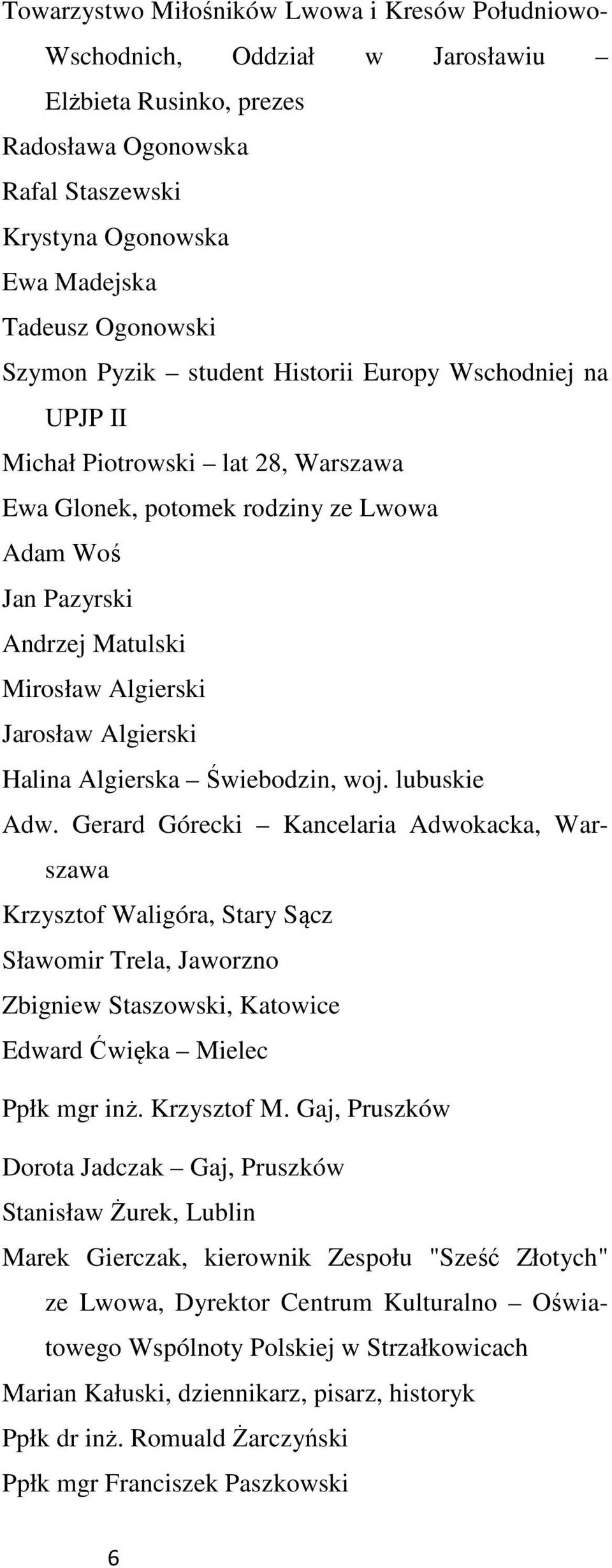 Algierski Halina Algierska Świebodzin, woj. lubuskie Adw.