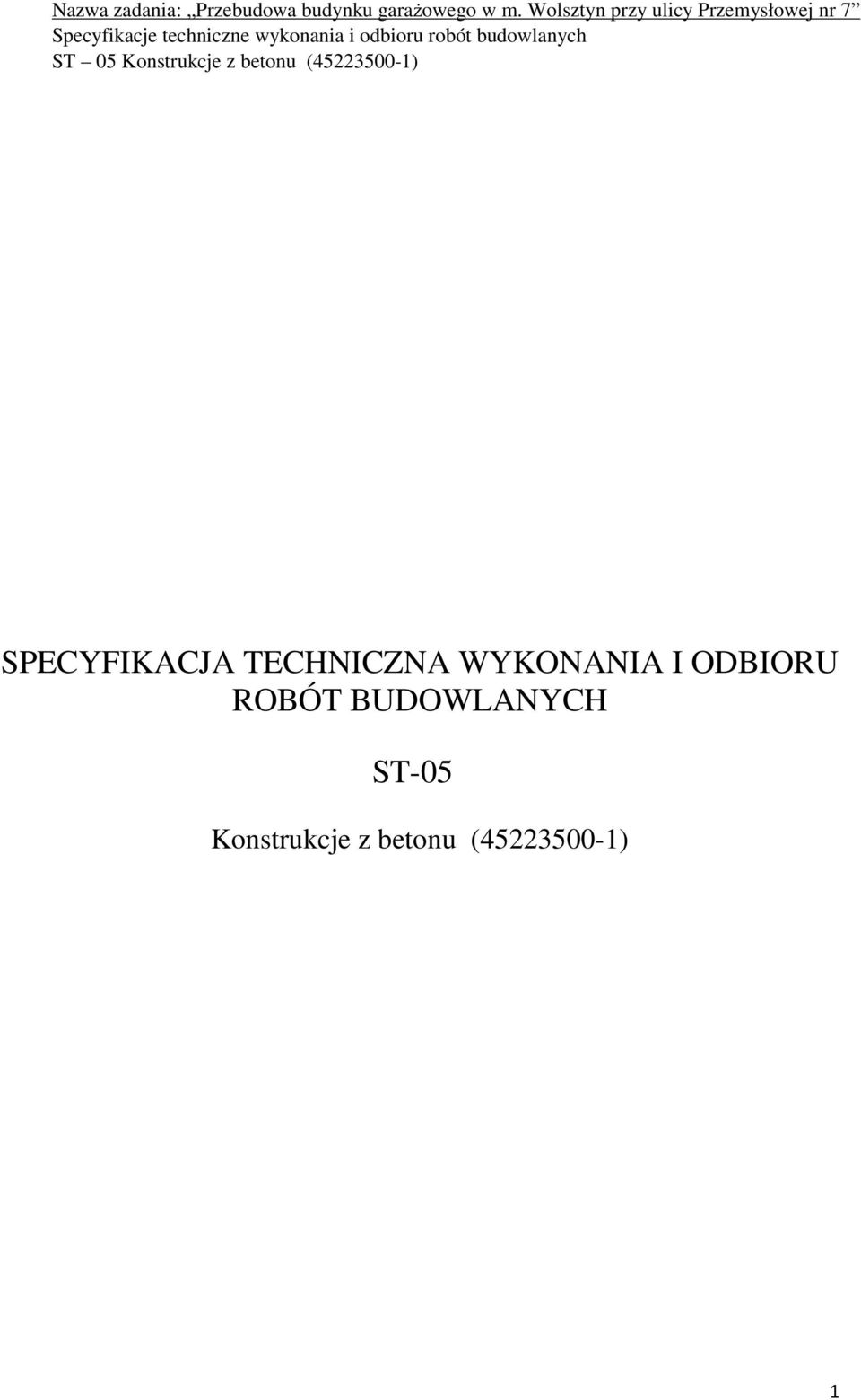 BUDOWLANYCH ST-05