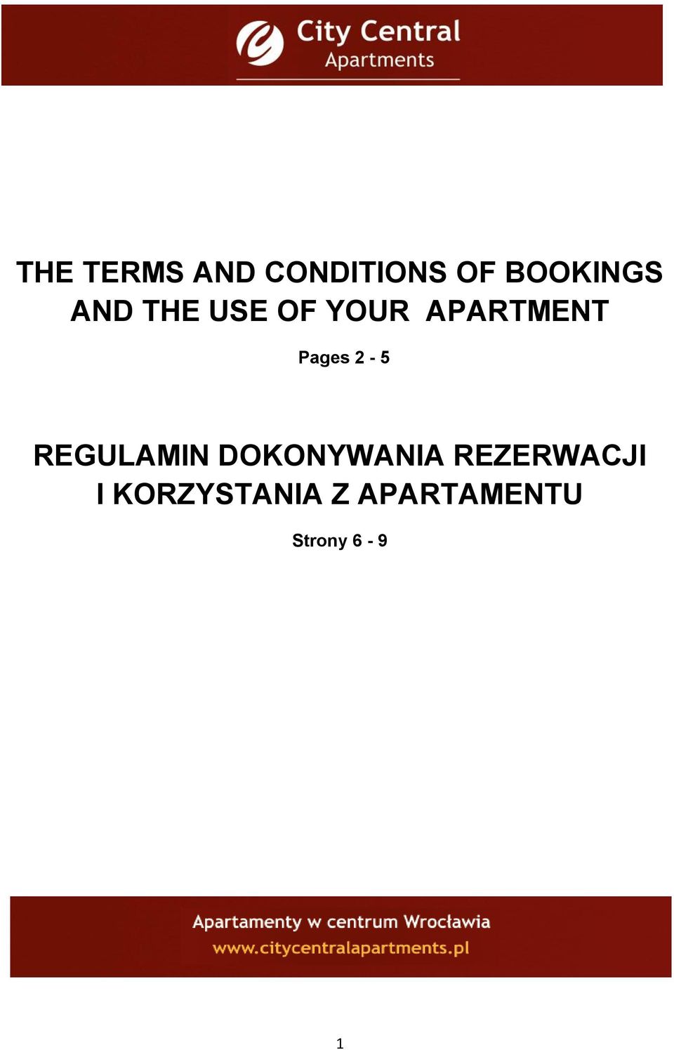 2-5 REGULAMIN DOKONYWANIA REZERWACJI