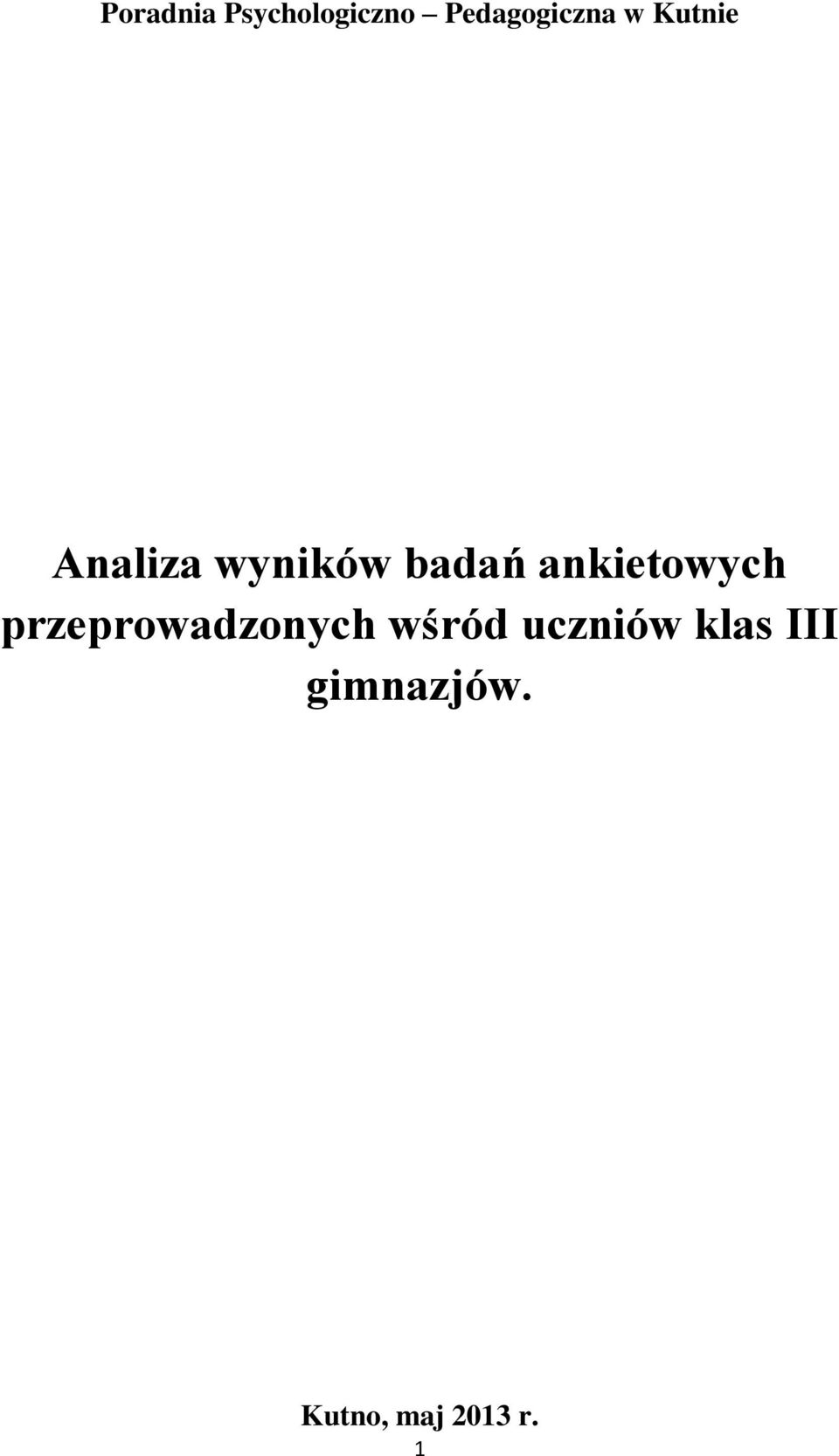 ankietowych przeprowadzonych wśród