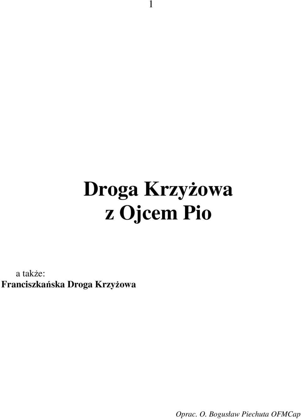 Franciszkańska Droga