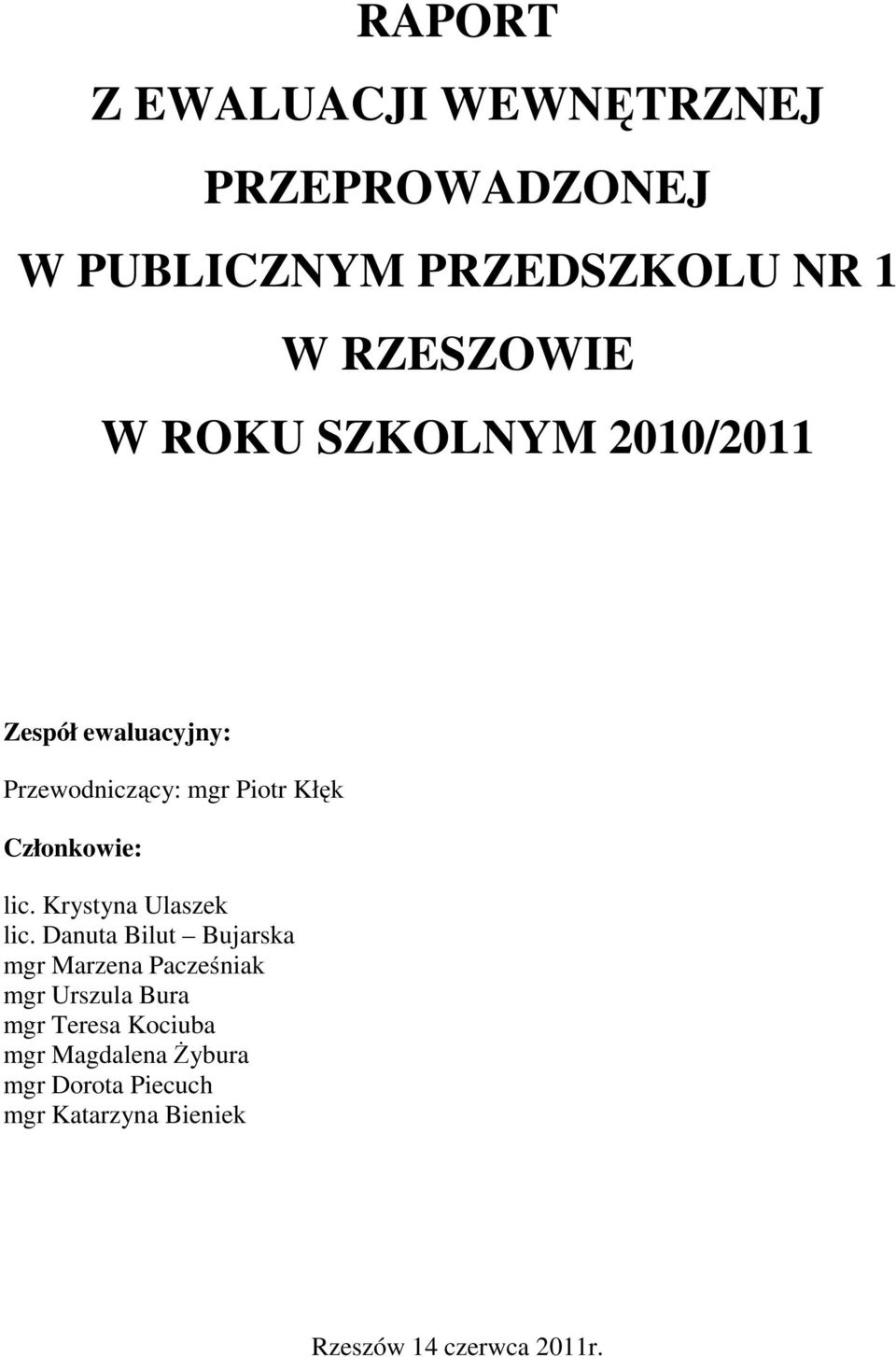 Krystyna Ulaszek lic.