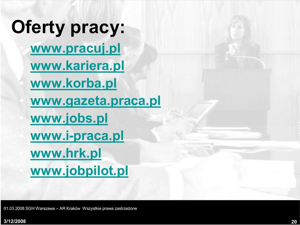 pl www.i-praca.pl www.hrk.pl www.jobpilot.
