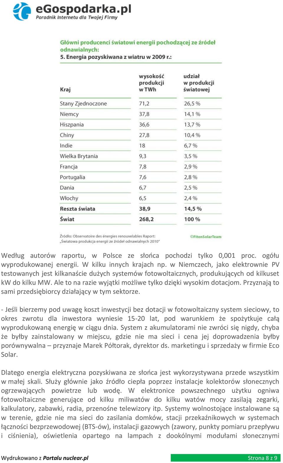 Przyznają to sami przedsiębiorcy działający w tym sektorze.