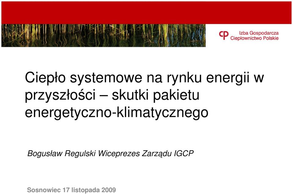 energetyczno-klimatycznego Bogusław