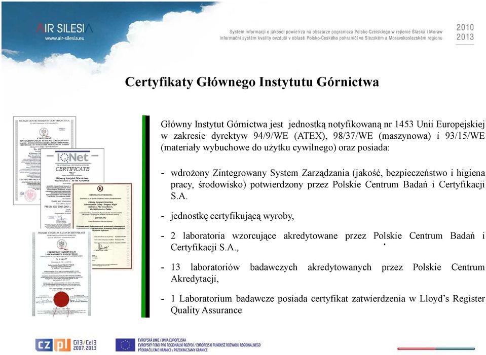 potwierdzony przez Polskie Centrum Badań i Certyfikacji S.A.