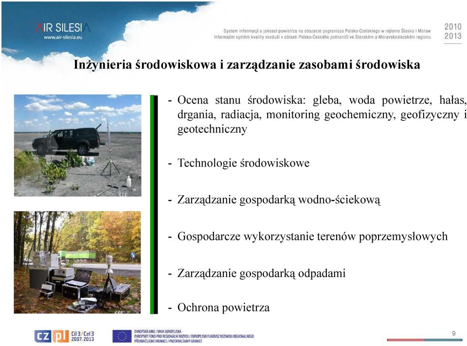 geotechniczny - Technologie środowiskowe - Zarządzanie gospodarką wodno-ściekową -