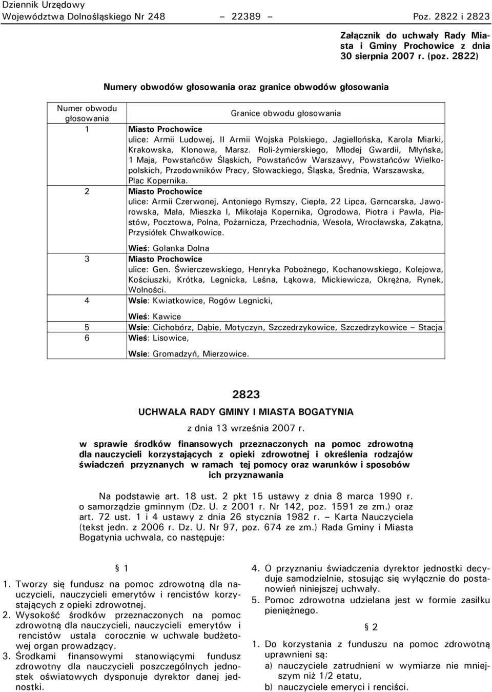 Karola Miarki, Krakowska, Klonowa, Marsz.