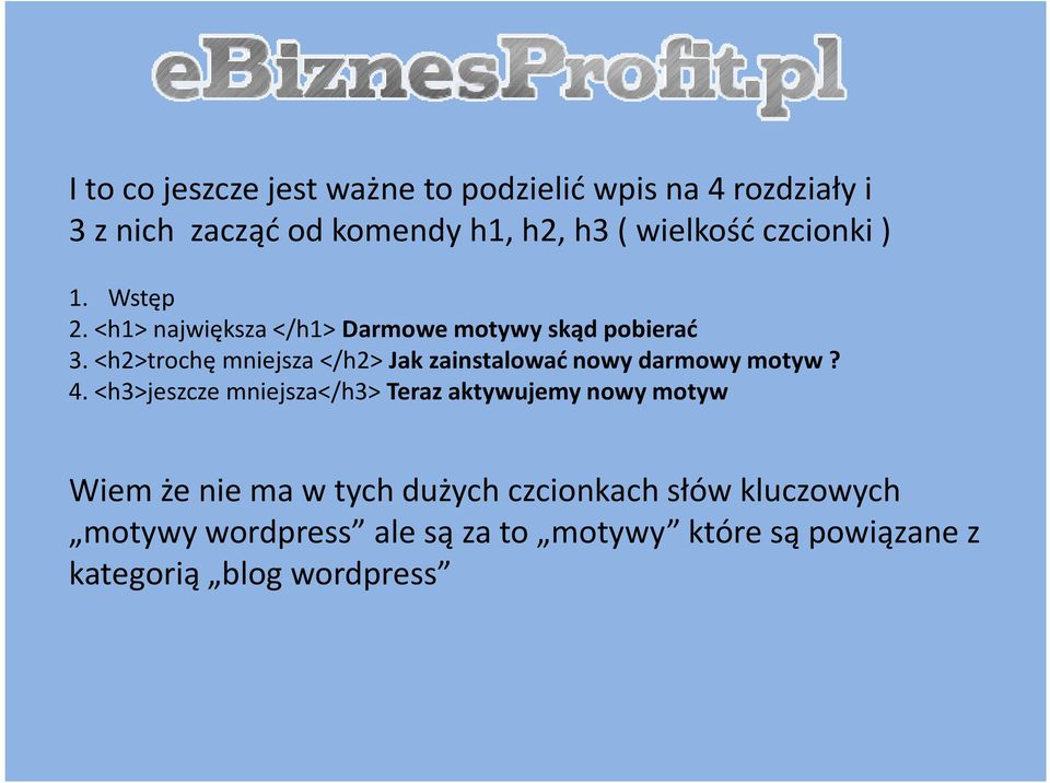 <h2>trochę mniejsza </h2> Jak zainstalować nowy darmowy motyw? 4.