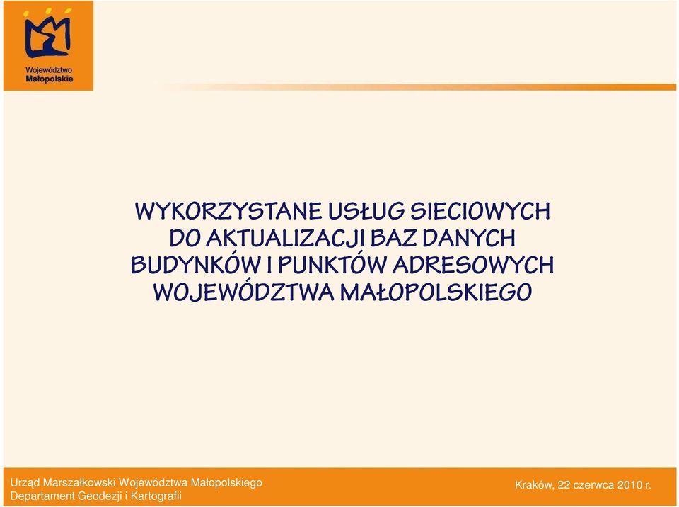 BAZ DANYCH BUDYNKÓW I